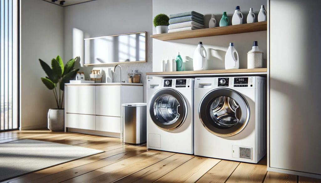 Samsung top-load washer and dryer